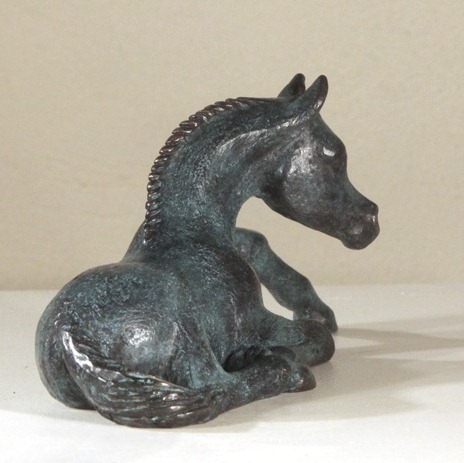 bronze poulain pur-sang arabe couch�