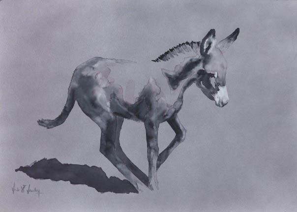 aquarelle �non bondissant