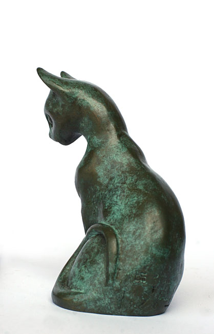 bronze chat oriental