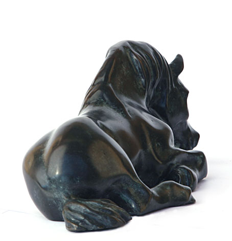 bronze cheval de trait 