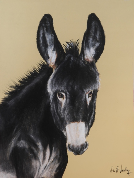 Pastel �non grand noir du Berry